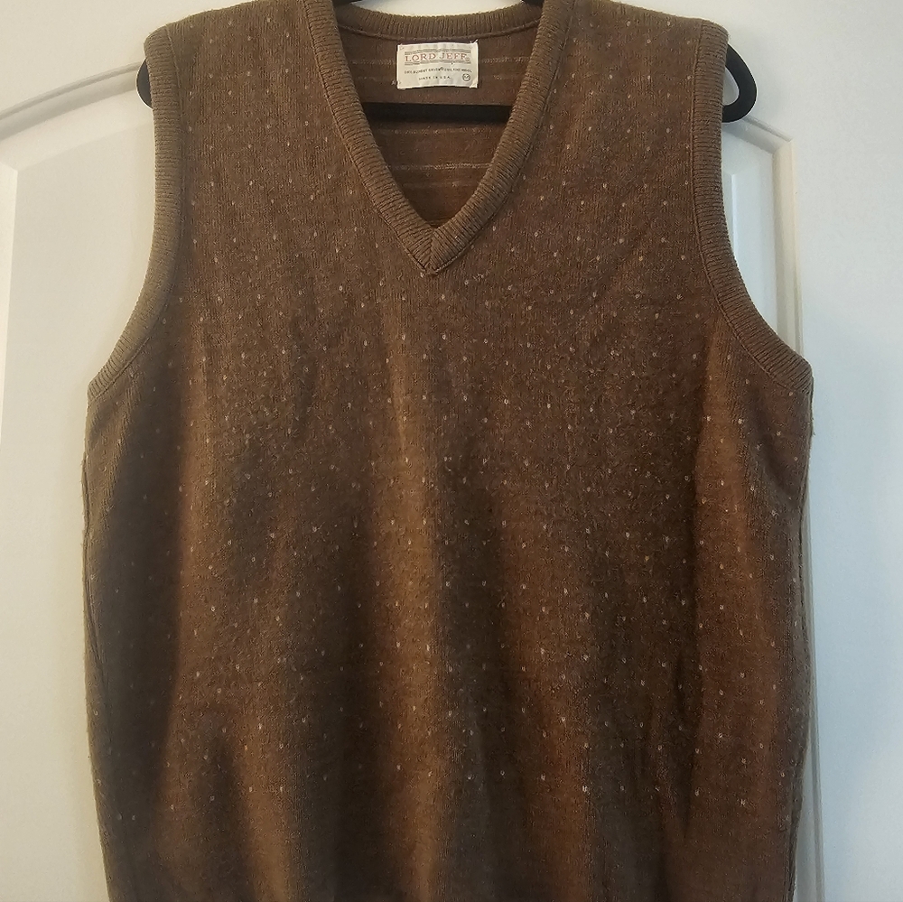 Vintage Brown Dark Academia Sweater Vest